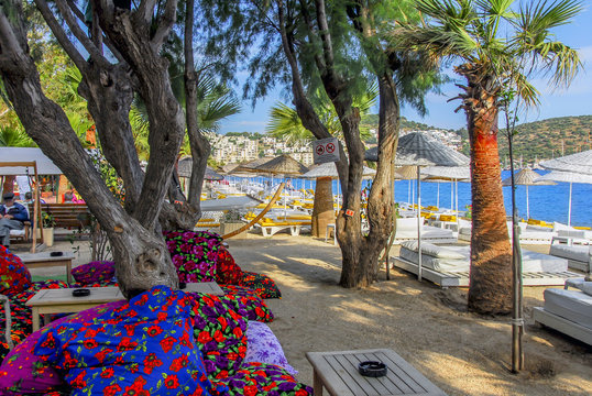 Bodrum, Turkey, 24 May 2010: Bitez Beach
