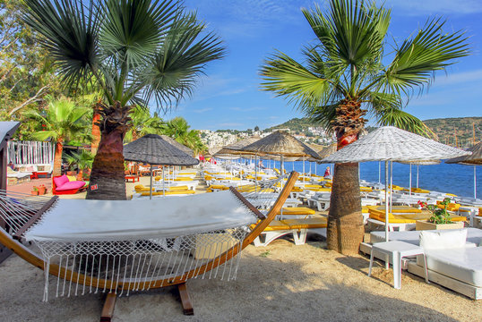 Bodrum, Turkey, 24 May 2010: Bitez Beach