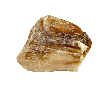 andalusite crystal on white background