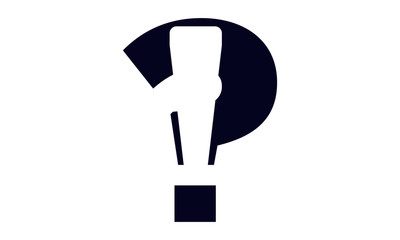 Question and Answers Vector Typography Poster. FAQ Concept. Q and A idea.