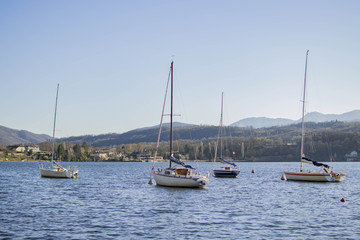 Obraz premium Lake of Avigliana - Susa Valley