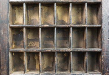 original brown vintage type case