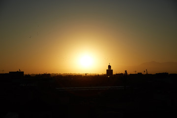 Fototapeta na wymiar Marrakech sunrise
