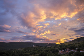 Sunset in Primorski dolac, Croatia