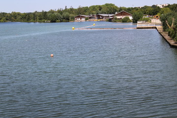 plan d'eau du parc d'ile saint quentin