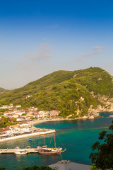 Fototapeta na wymiar parga island greece summer holidays resort