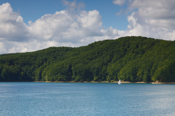 Solinskie Lake in summer