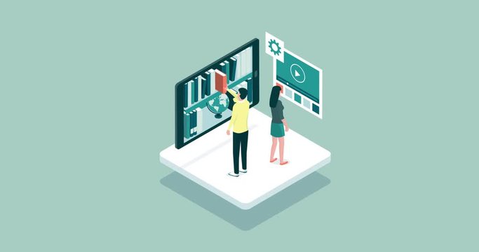 Online learning and database