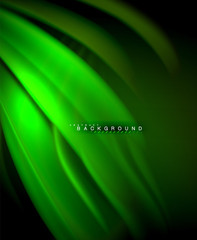 Fototapeta premium Neonowa holograficzna fala koloru płynnego dla sieci, tapety, wzoru, tekstury i tła