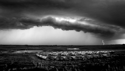 Prairie Storm Clouds Lightning
