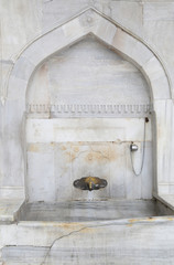 istanbul historical mosque fountain