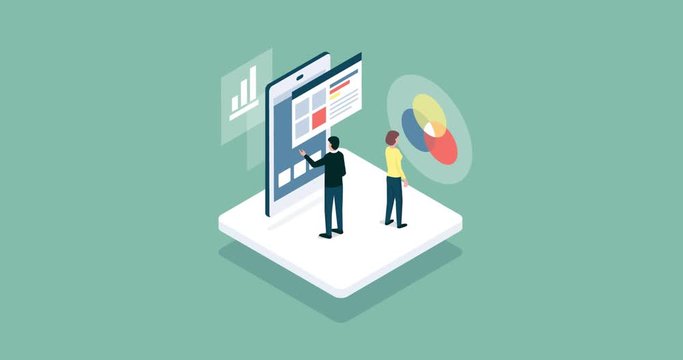 IT professionals developing a user interface