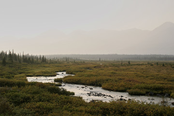 River in Alaskan countryside