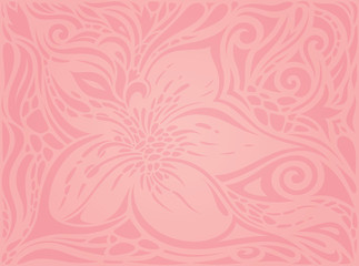 Floral Pink vector wallpaper trendy fashion design wedding decorative background