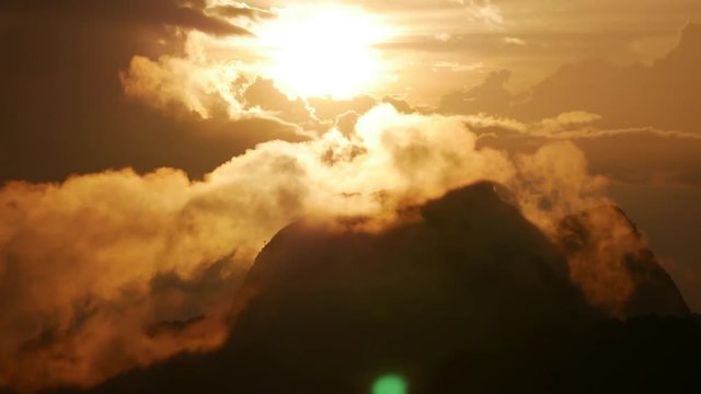 Timelapse, Doi Luang Chiang Dao A Beautiful View In Chjang Mai, Thailand.