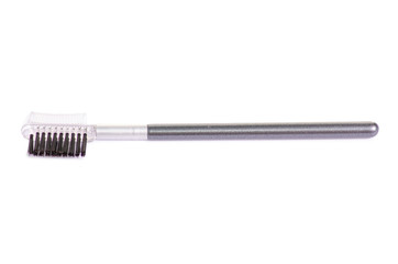 Brush for eyebrows on a white background Isolation