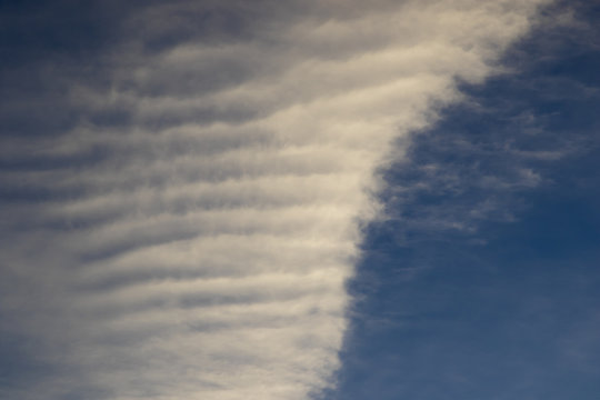 Clouds at sunset, dramatic sky © yauhenka