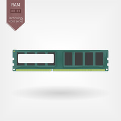 Random-access memory illustration