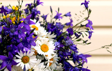 large bouquet of summer wildflowers