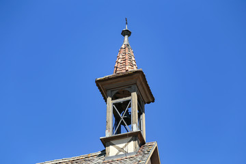 The tower on the fortification wall in Rothenburg ob der Tauber (Germany)
