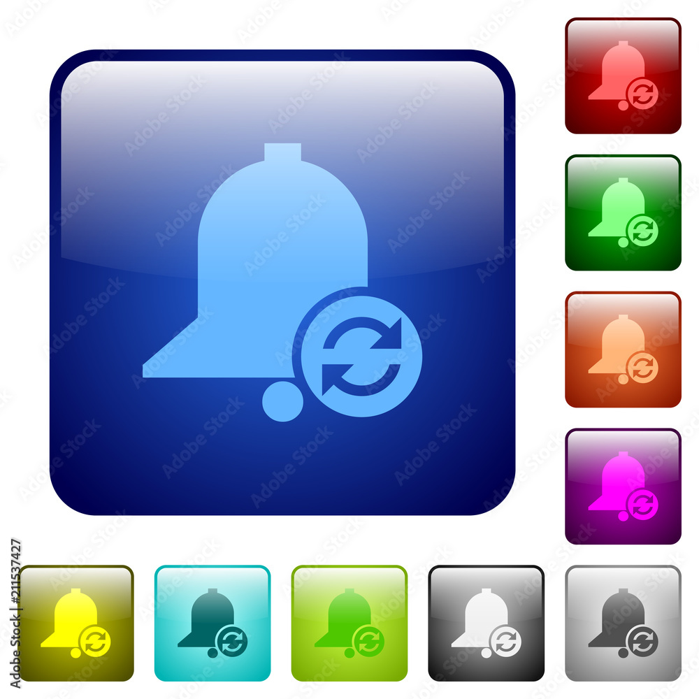 Poster refresh reminder color square buttons
