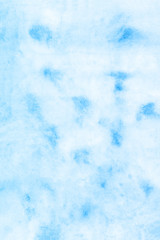 Blue watercolor paint background.