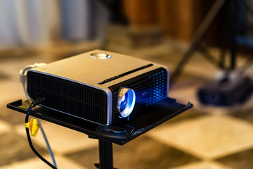 Close up modern projector