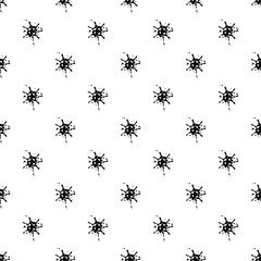 Oil spill splash isolated on white background. Black oil blot vector illustration