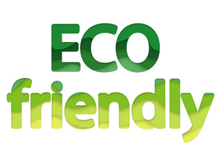 Eco friendly product logo.