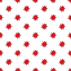 Large pool of blood pattern seamless repeat in cartoon style vector illustration