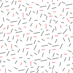 Vector seamless pattern with geometric elements. Backdrop with dots for your design.