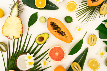 Summer diet, fresh fruits