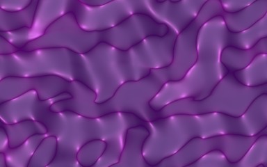 Graphic illustration - liquid pattern purple color. Modern abstract background. Design wallpaper. 3D illustration