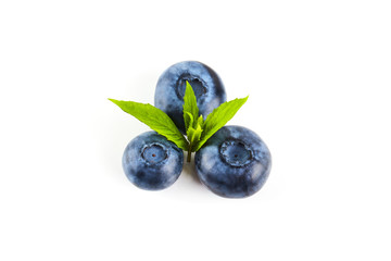 Blue berry isolated on white background
