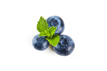 Blue berry isolated on white background