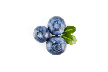 Blue berry isolated on white background