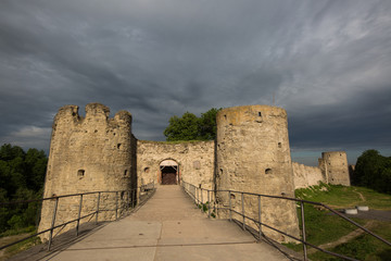 Fototapeta na wymiar Medieval Koporye fortress