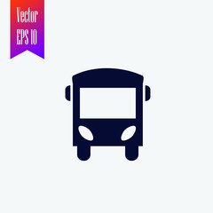 bus icon vector