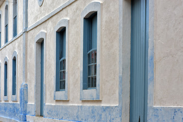 Fototapeta na wymiar Window of old colonial church