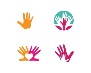 Hand Care Logo Template