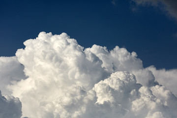 Naklejka na ściany i meble Big cumulonimbus clouds