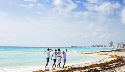 Group of gay young men