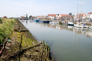 Fototapeta premium Boats mooring in the New Harbor