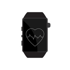 Isolated smartwatch icon