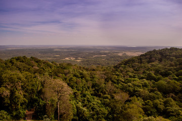 Fototapeta na wymiar panoramic view of the missionary jungle