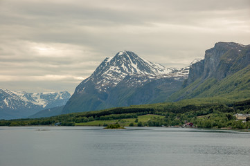 Small settlements near Lyngseidet, northern Norway