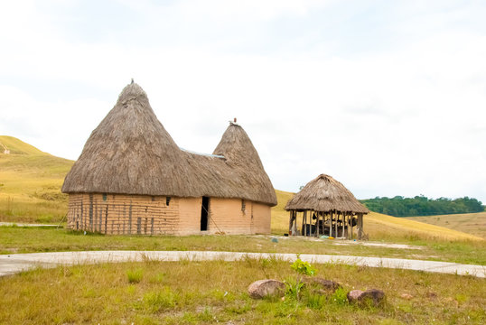 Pemon Indians Shelters, La Gran Sabana, Venezuela