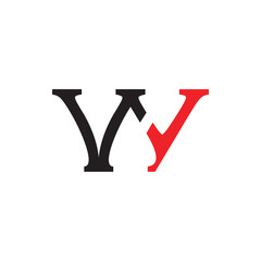 WY logo letter design