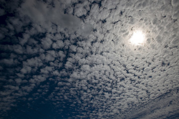 Blue sky and white clouds