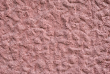 Stucco applied to external wall for texture or background